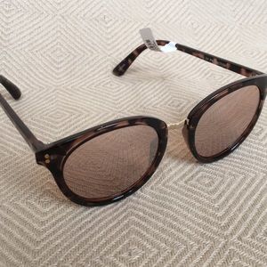 Round Reflective Sunglasses